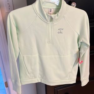 Brand new Athleta Girl 1/2 zip sweatshirt!